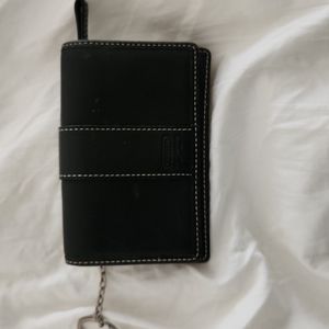 Coach leather coin purse